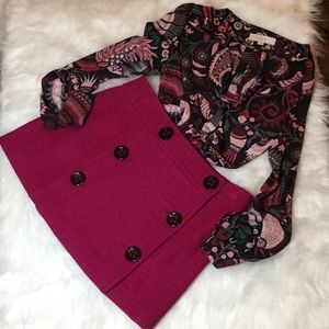 Express Design Studio Wool Blend Skirt